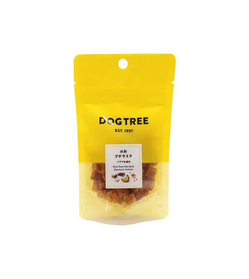 DOG TREE(ドッグツリー)米粉プチラスク バナナ&鹿肉 20g